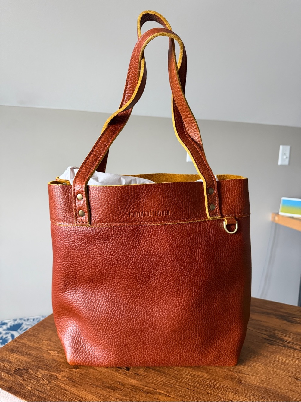 Portland Leather Sienna Montana Leather Tote BNNU